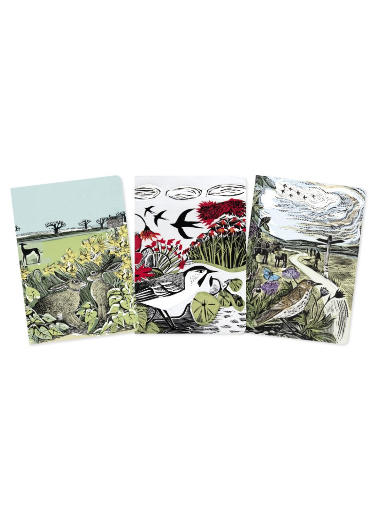 Angela Harding Wildlife Set of 3 Midi Notebooks