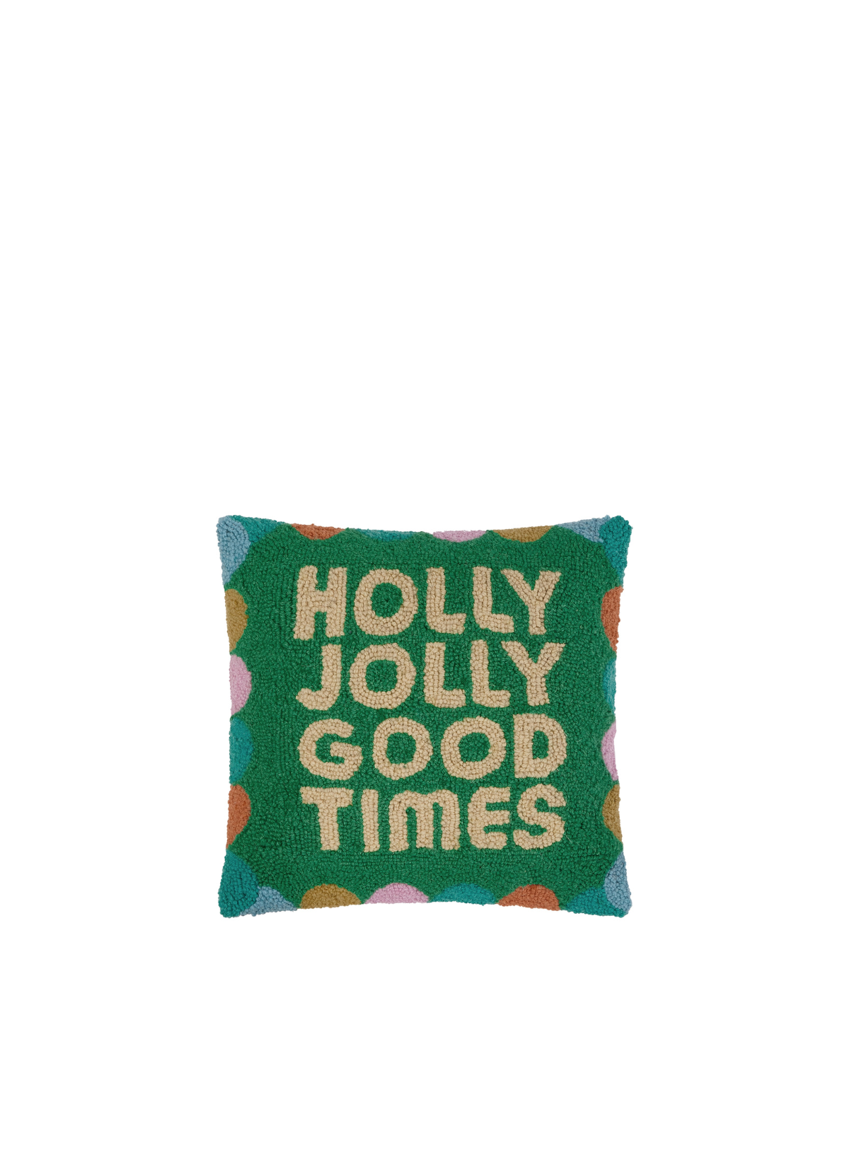 Holly Jolly Hook Cushion from Peking Handicraft