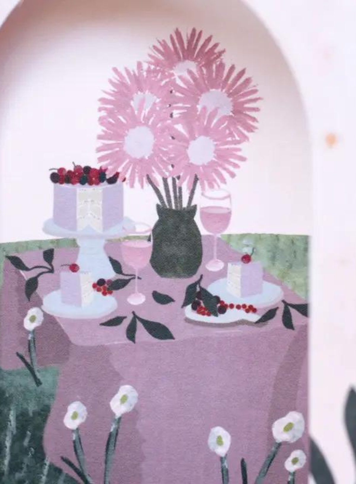 Wholesome Birthday'  Birthday Card from The Hidden Pearl Studio