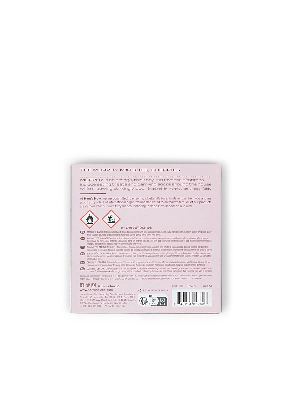 The Murphy Matches - Cherries from Paddywax