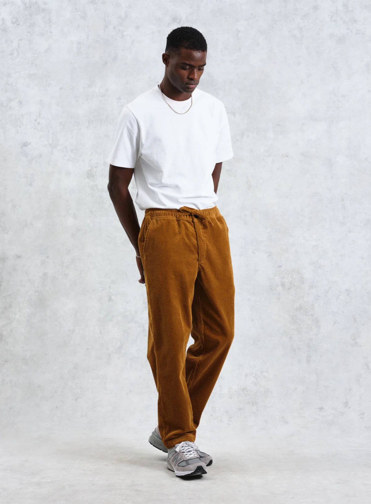 Kyle Trouser Jumbo Cord in Ochre from Wax London