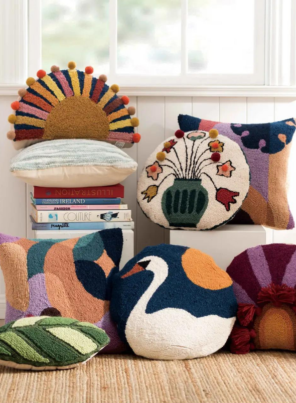 In Bloom with Tassels Hook Cushion by Justina Blakeney from Peking Handicraft