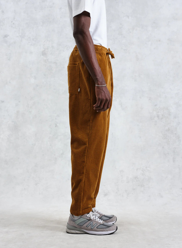 Kyle Trouser Jumbo Cord in Ochre from Wax London