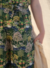 Edith Trousers in Green Botanical Gardens from Palava