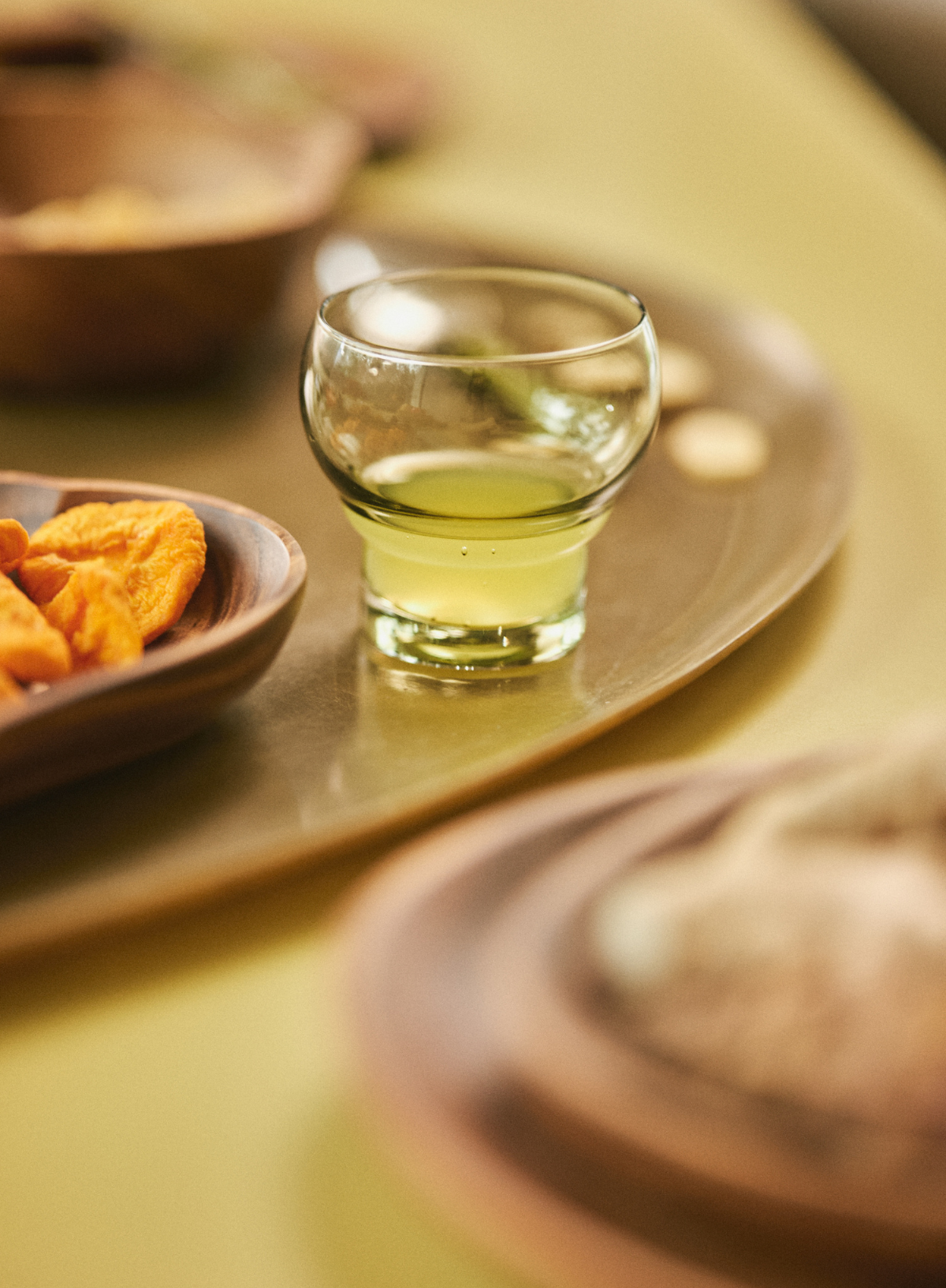 70's Glassware Bulb Glass in Mint Green from HK Living