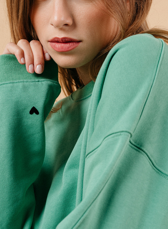 Marais Sweat in Vert from Grace and Mila