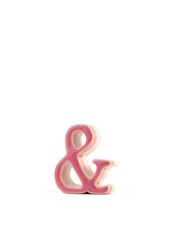 Ceramic Uppercase Letter from MudLOVE