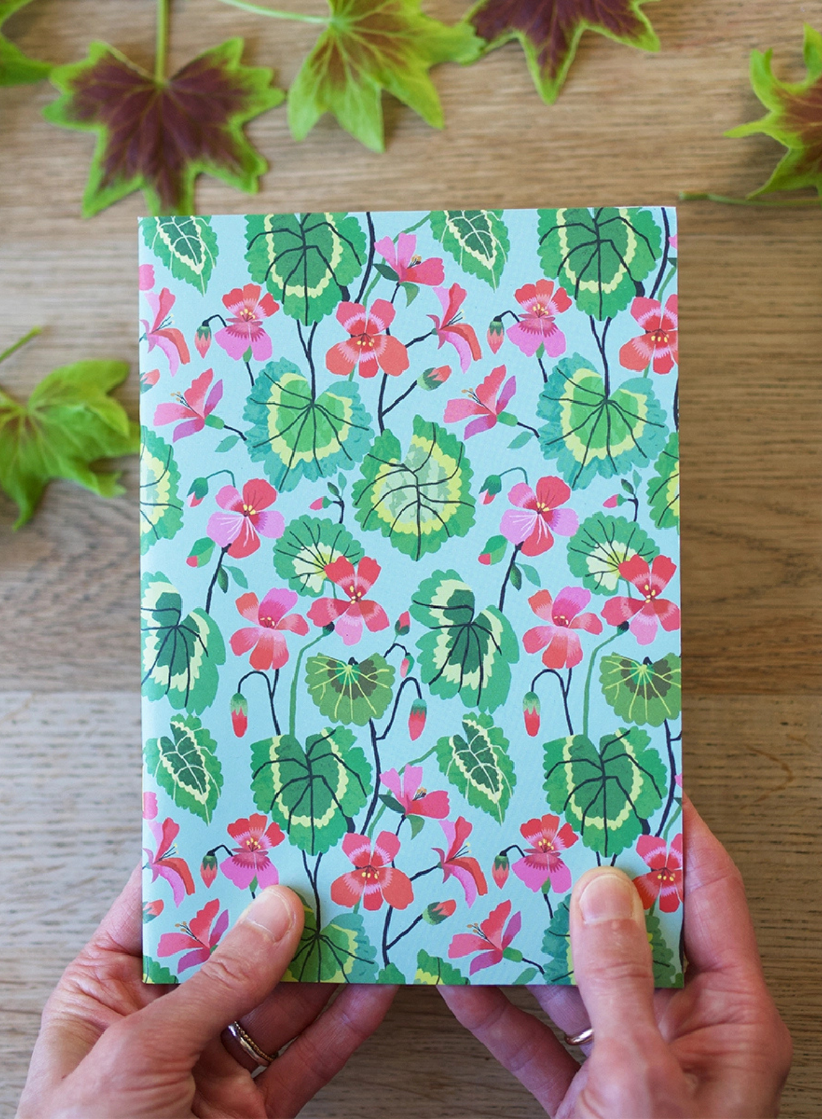 Brie Harrison Geranium A5 Notebook