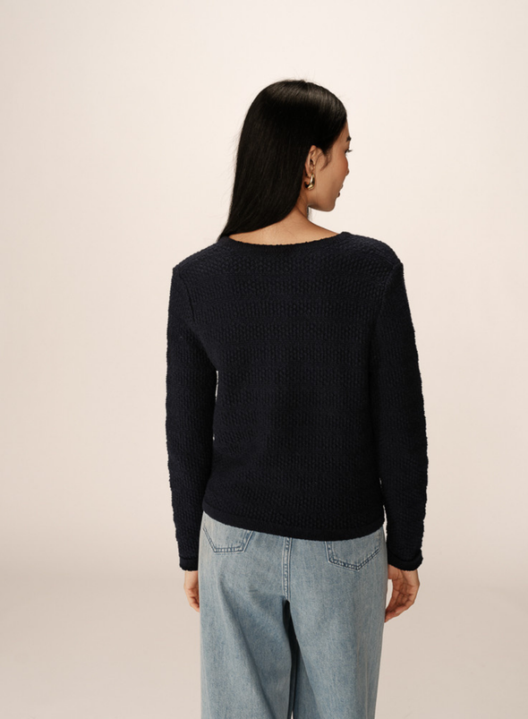 Paca Cardigan in Marine from Grace & Mila
