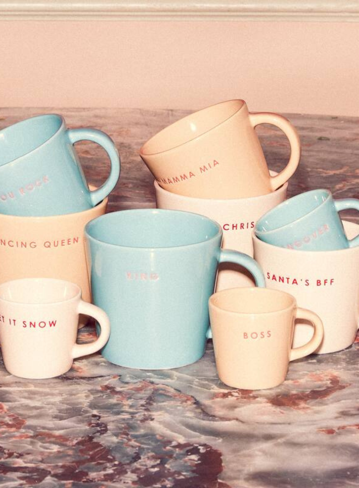 Ceramic Cappuccino Cup Mamma Mia Camel from Vondels