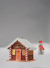 Papier Mache Santa's Workshop Christmas Decoration from Studio THIE