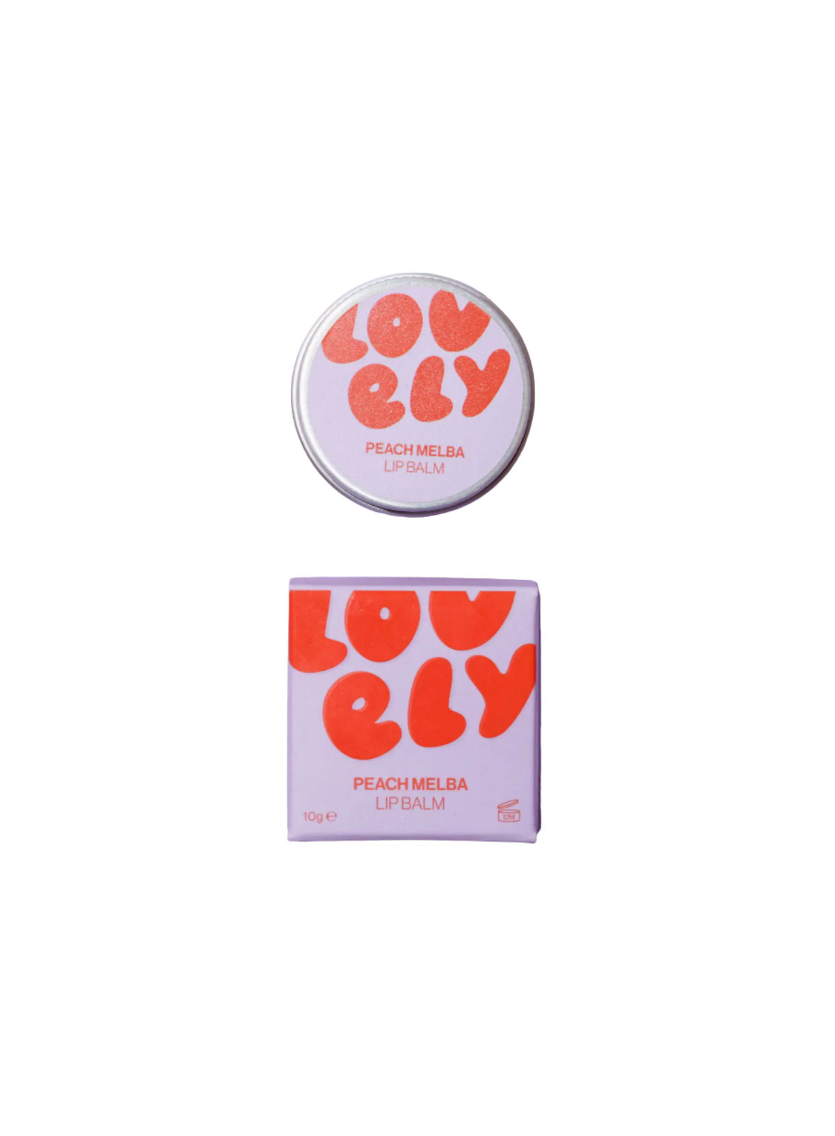 Lovely Skincare Peach Melba Lip Balm