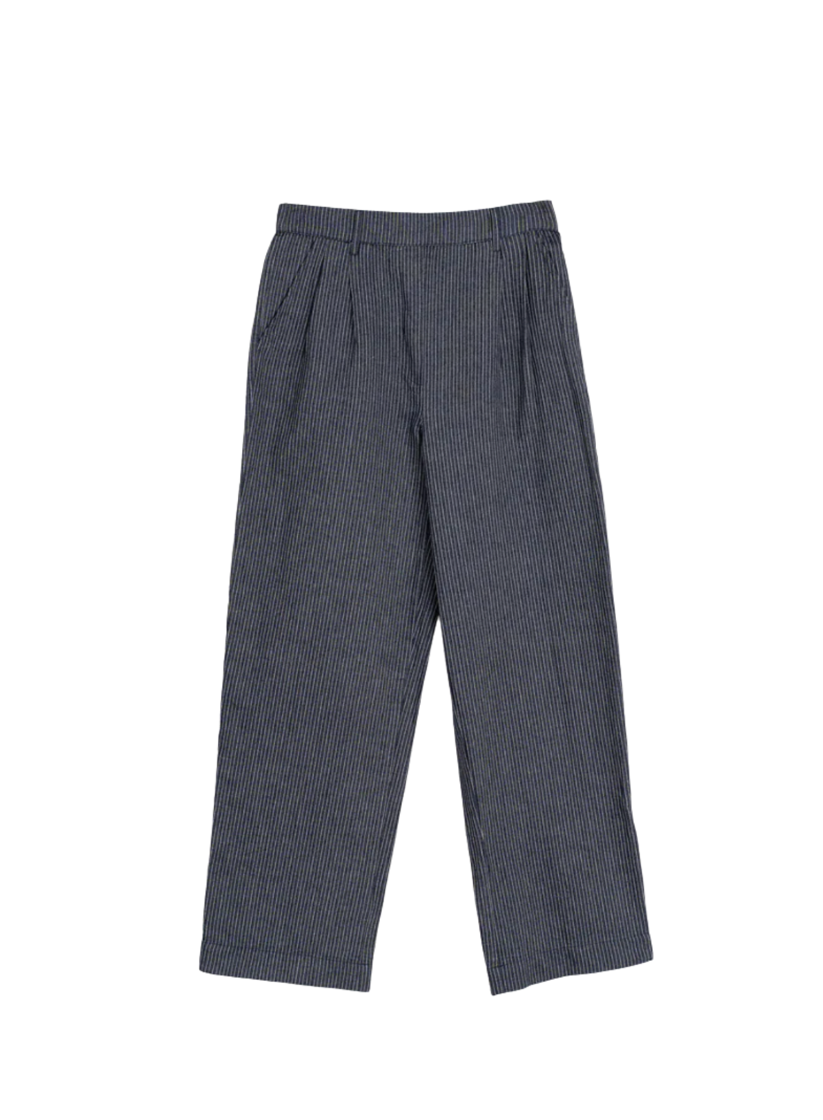Indi & Cold Stripped Trouser in Indigo