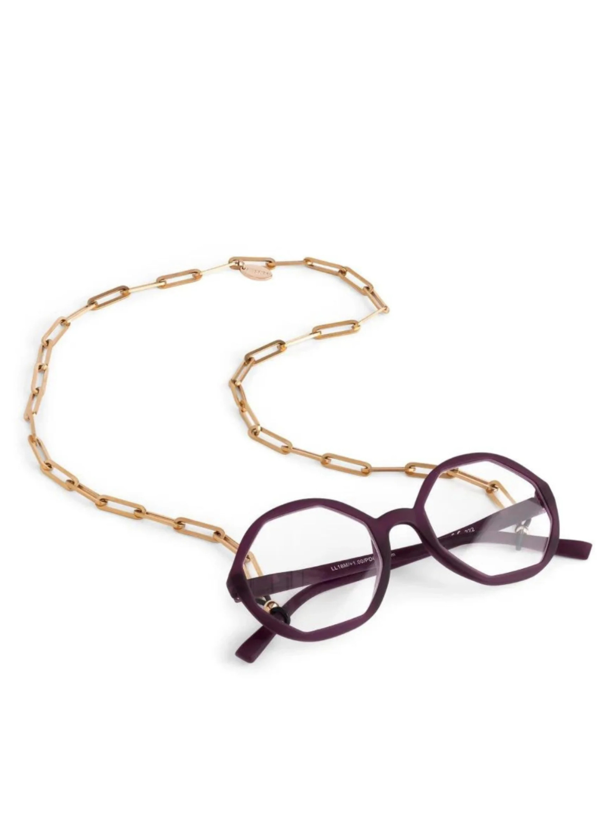 Looplabb Closed4Ever Glasses Chain in Rose Gold