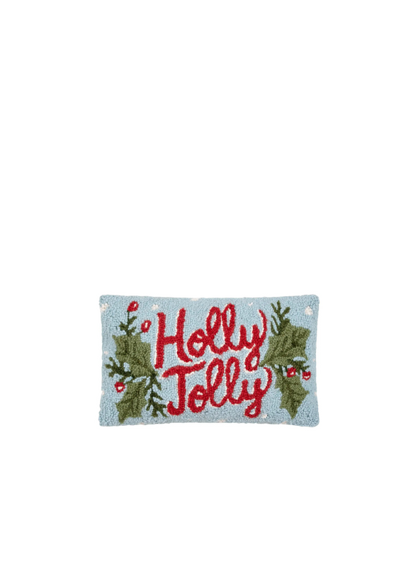 Holly Joy Hook Cushion from Peking Handicraft