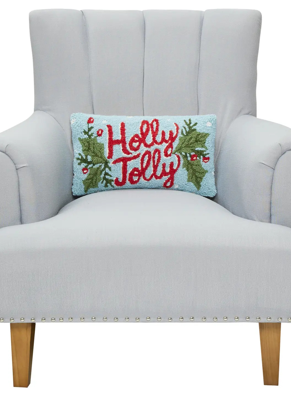 Holly Joy Hook Cushion from Peking Handicraft