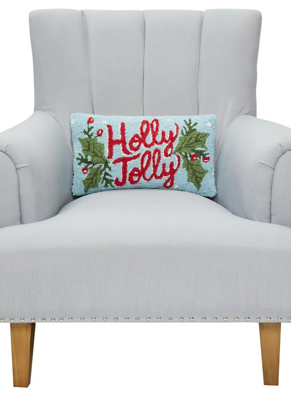 Holly Joy Hook Cushion from Peking Handicraft