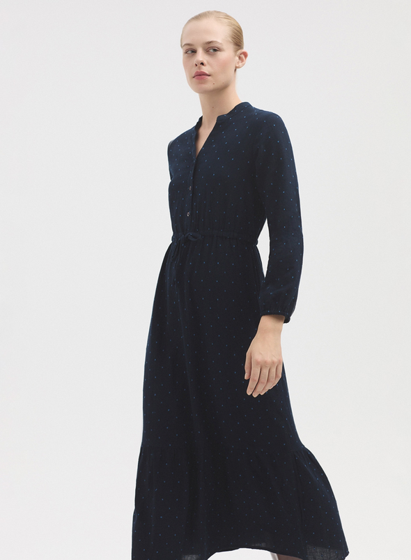 Plumeti Jacquard Long Dress from Nice Things