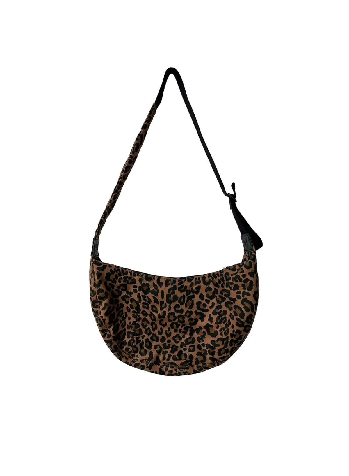 Small Brixton Cross Body Sling Bag in Brown Leopard from Sixton