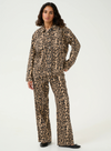 Leonora Denim Jacket in Naturel Leopard from Kaffe