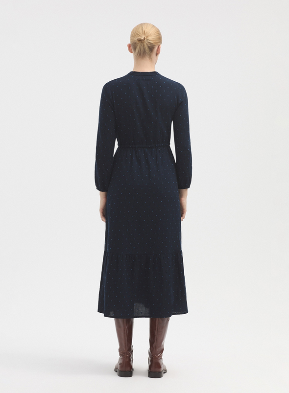Plumeti Jacquard Long Dress from Nice Things