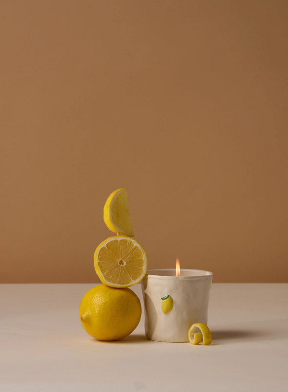 Bistro 8oz Embossed Candle - Meyer Lemon from Paddywax