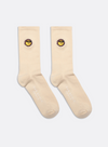 Embroidered Socks in Off White Sunny Motif from Far Afield