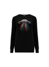 Astrid Jumper in Black Rainbow UFO from Sugarhill