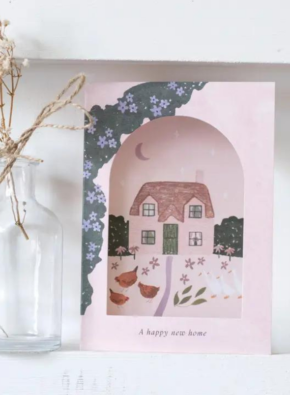Happy New Home Moving Card from The Hidden Pearl Studio