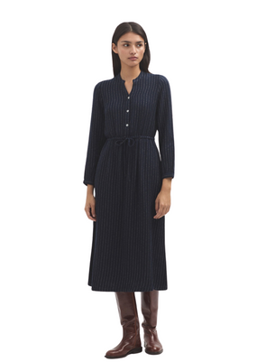 Diplomatic Striped Midi Dress from Nice Things