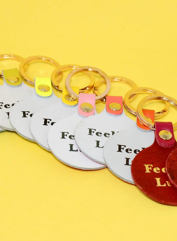 Feeling Lush Smilie Face Key Fob from Ark