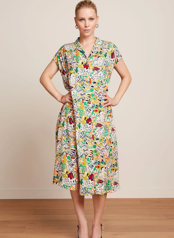 Maria Dress Marley in Cream from King Louie