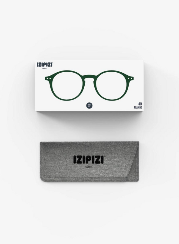 #D Reading Glasses in Kaki Green from Izipizi