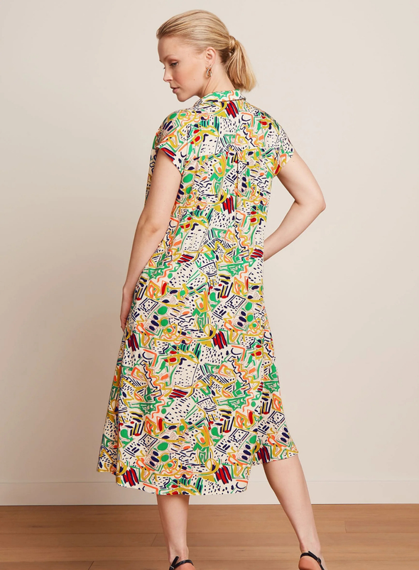 Maria Dress Marley in Cream from King Louie