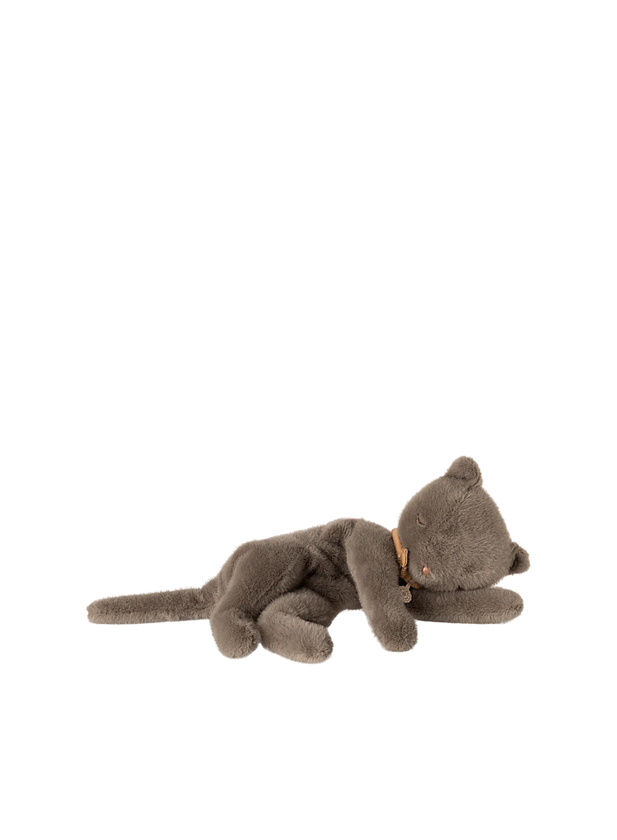 Maileg Sleeping Kitten Medium in Grey