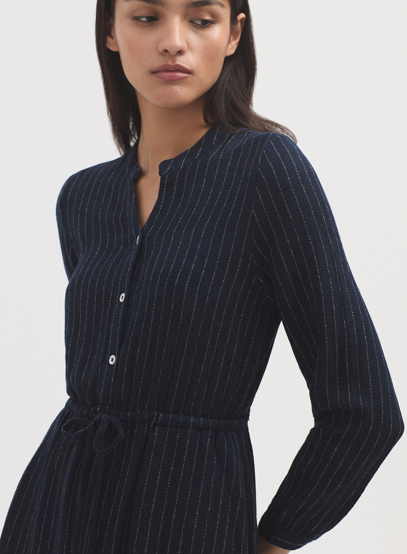 Diplomatic Striped Midi Dress from Nice Things