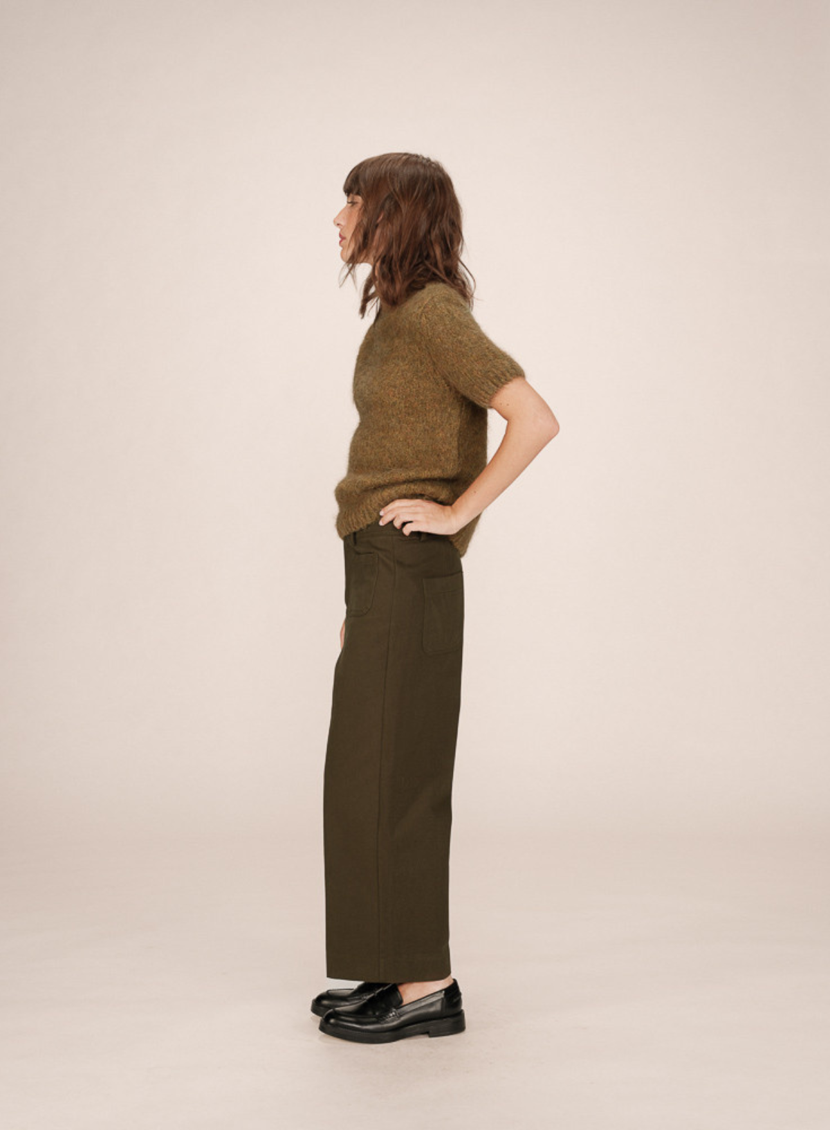 Sole Trousers in Forest Green from Grace & Mila
