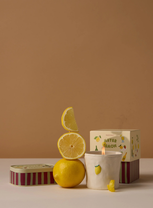 Bistro 8oz Embossed Candle - Meyer Lemon from Paddywax