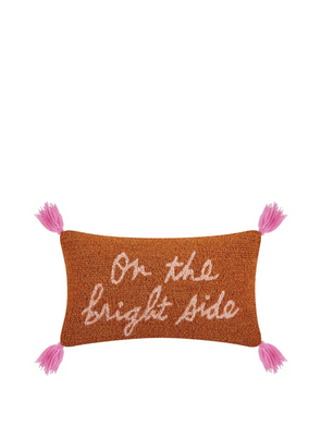 On The Bright Side w/Tassels Hook Cushion from Peking Handicraft