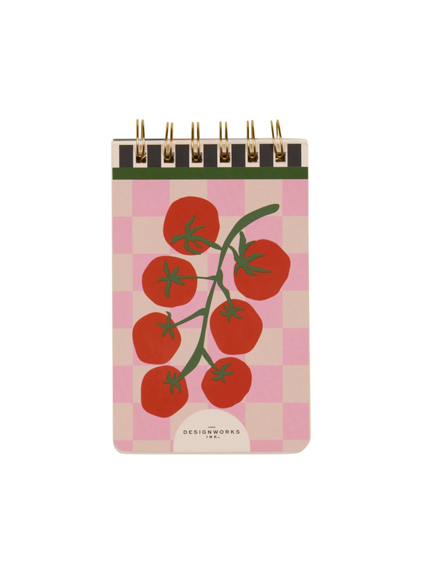 A Dopo Tomato Twin Wire Notebook from Designworks Ink