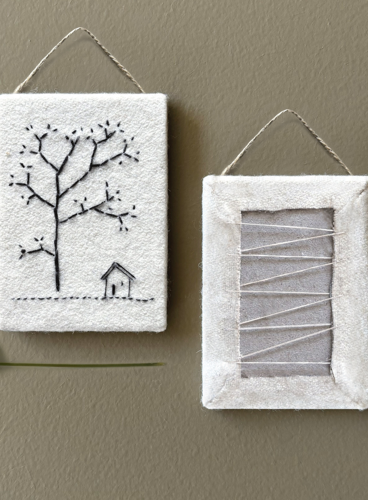 East of India Thread hanger House under tree