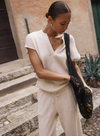 Gitte Blouse in Feather Gray from Kaffe