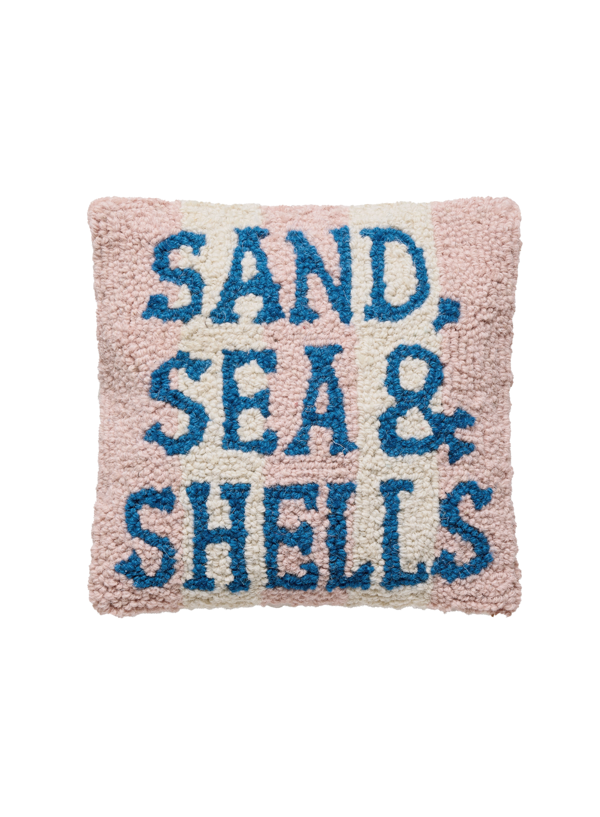 Sand, Sea and Shells Hook Pillow from Peking Handicraft