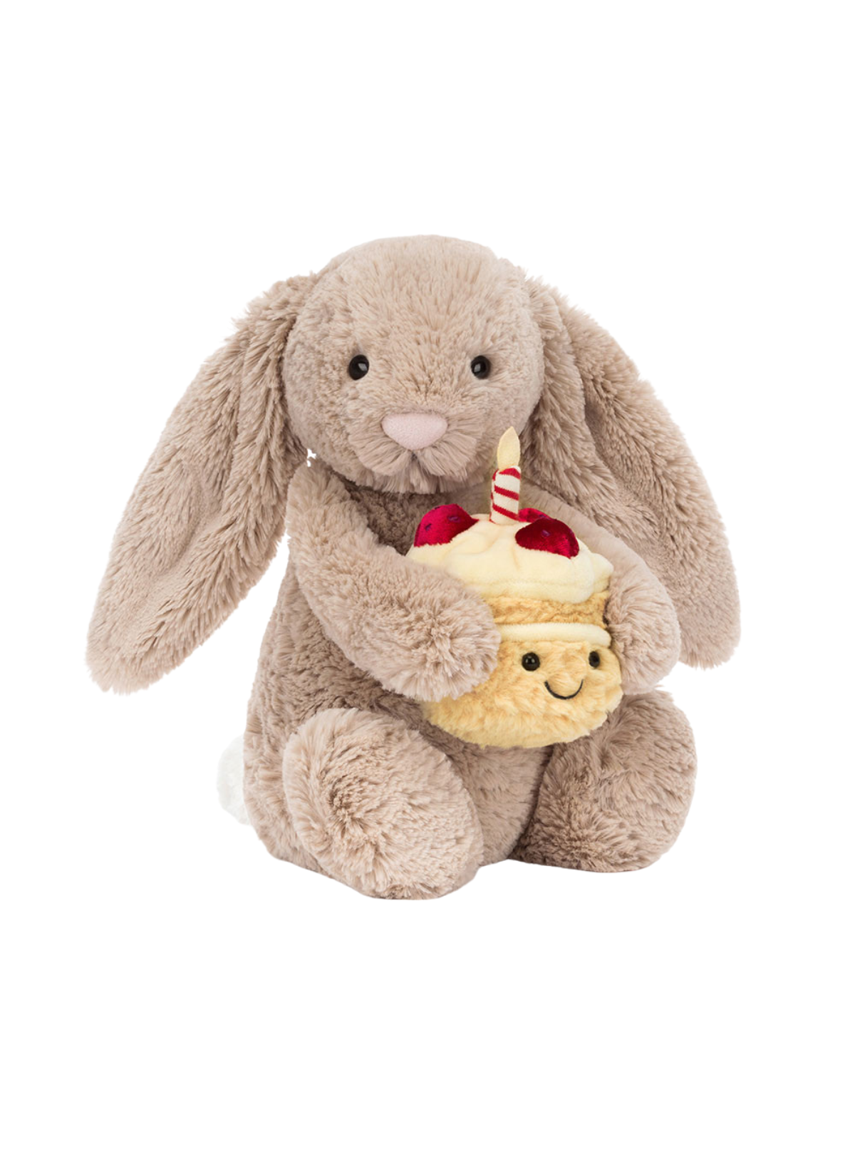 Jellycat Bashful Beige Bunny 'Birthday'