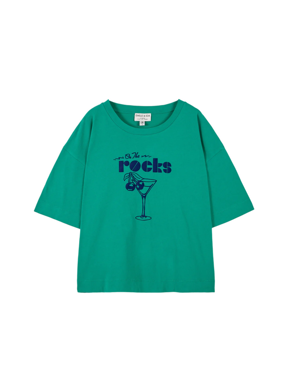 T- Shirt Rock in Green from Emile & Ida