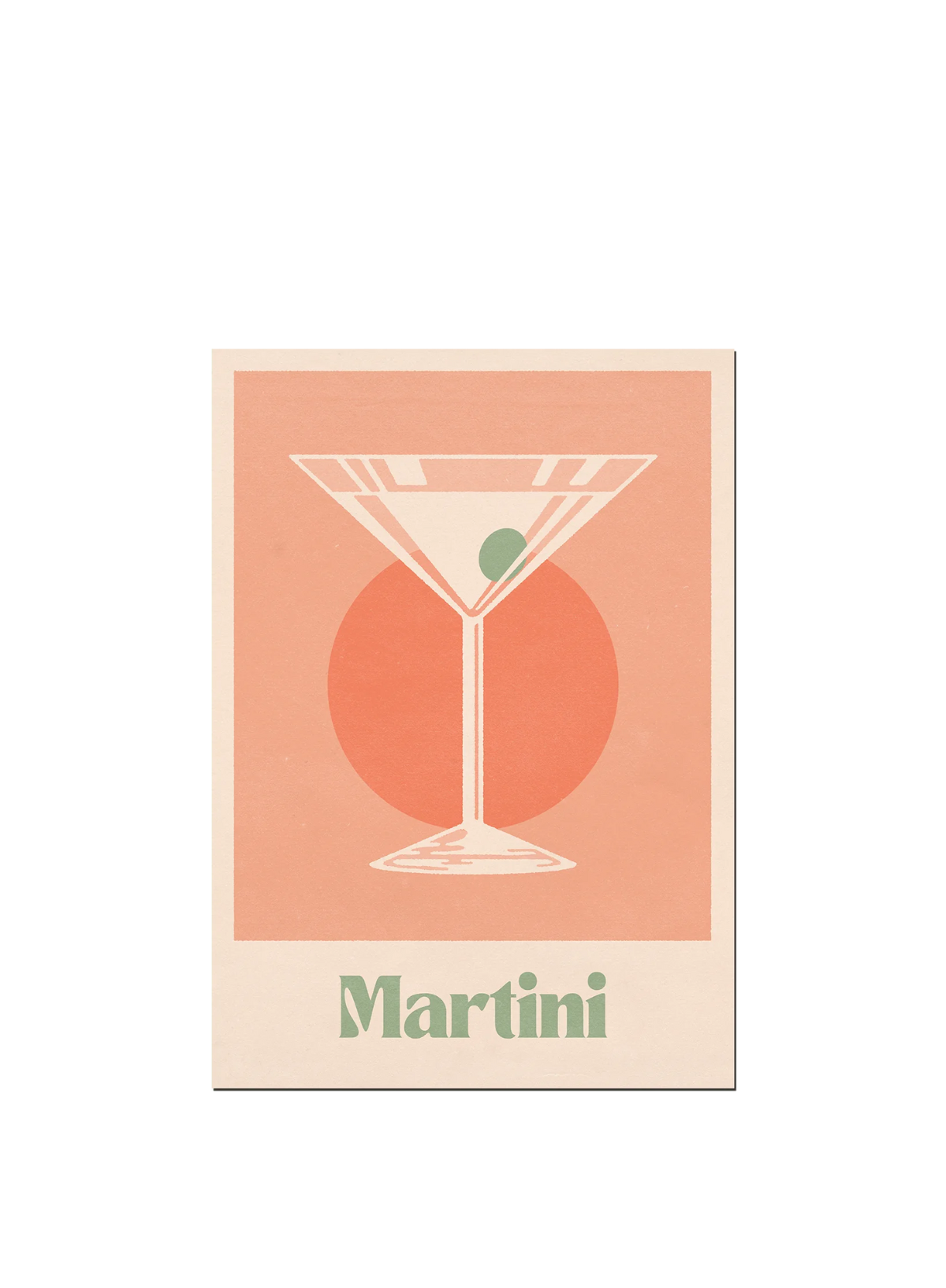 Martini Print A4 from Cai & Jo