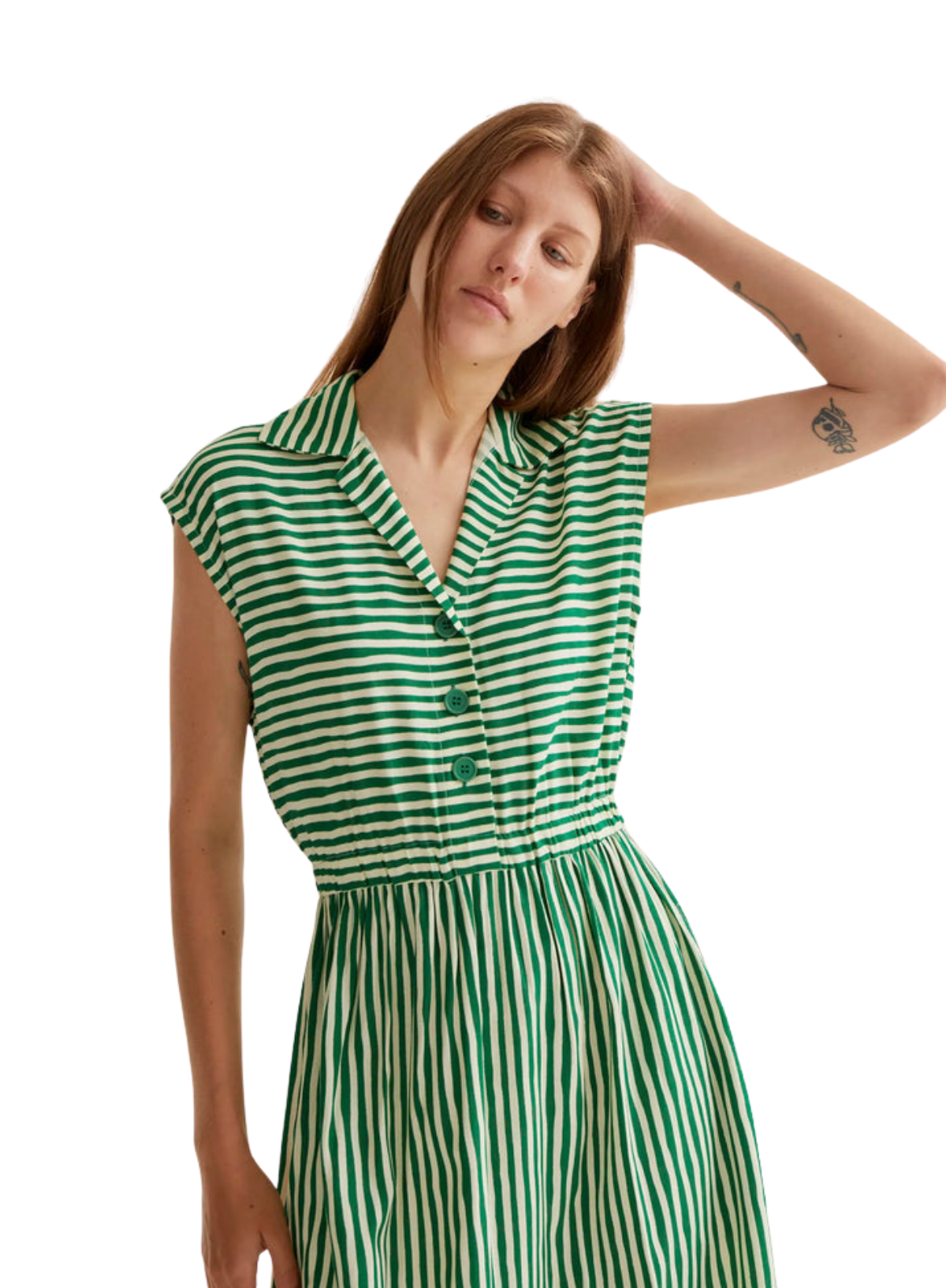 Compañia Fantastica Midi Dress in Lavagna Green