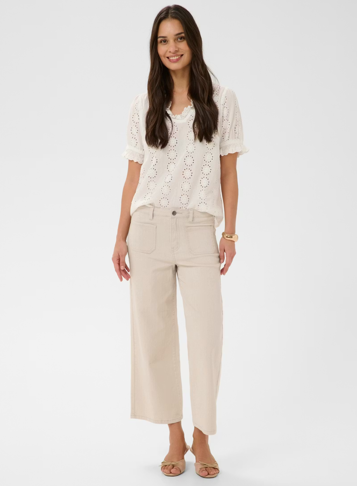 Kaffe Brook Cropped HW Jeans