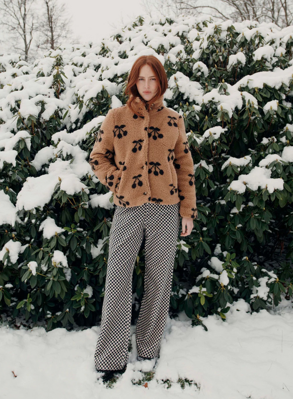 Manteau Cerise Jacket in Caramel from Emile & Ida