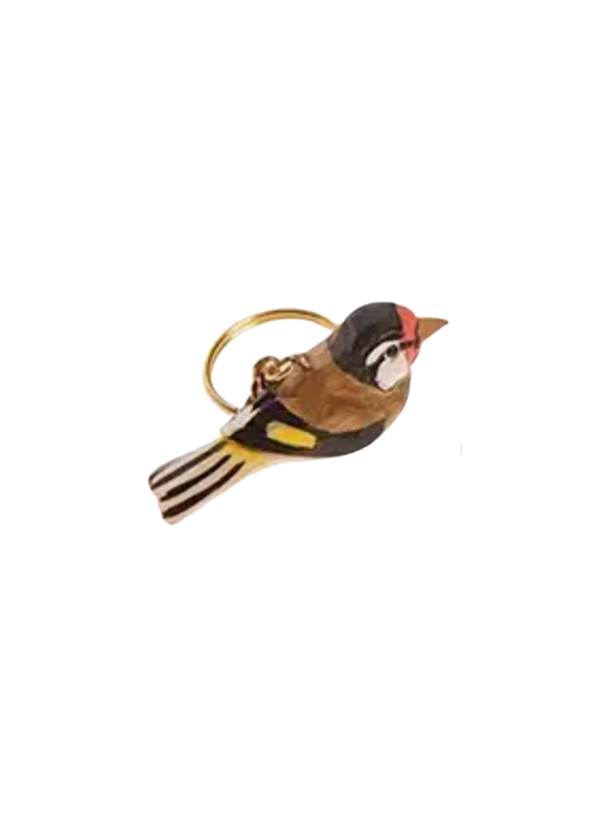 Sass & Belle Cow British Birds Keyring